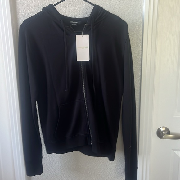 Zadig Voltaire Clipper Skull Fool Pullover Hood Sweatshirt Black New With Tags S - Picture 3 of 5